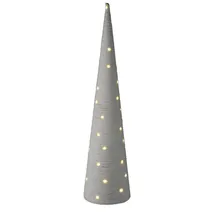 Koopmann International Weihnachtsbaum aus Stoff mit LED Weiß 80 cm