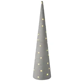 Koopmann International Weihnachtsbaum aus Stoff mit LED Weiß 80 cm