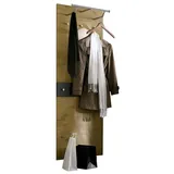 Linea Natura Garderobenpaneel Studio Line Eiche massiv