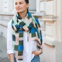 REMEMBER Bambusschal "Smilla", 60 % Viskose, 40 % Wolle,
