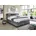 Boxspringbett grau