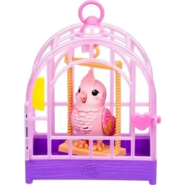 Moose My Really Real Bird & Cage – Rosie, Interaktives Vögelchen 10,9 cm