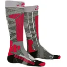 X-SOCKS® SKI RIDER 4.0 WMN - Skisocken für Damen - 35/36 stone grey mel./pink (G...