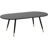 FineBuy Couchtisch Marmor Optik Schwarz 120 x 60 x 41,5 cm