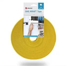 Velcro One Wrap® Band 20 mm breit, gelb, 25 m