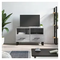 Furnicato TV-Schrank Grau Sonoma 80x36x50 cm Holzwerkstoff