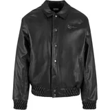 Karl Kani Star Full PU College Jacke - Schwarz - S