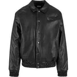 Karl Kani Star Full PU College Jacke - Schwarz - S