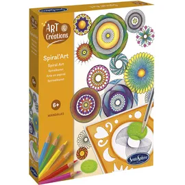 Sentosphere Sentosphère 3920810 Bastelset Spiralart Mandala, Kreativ-Set, DIY für Kinder und Erwachsene