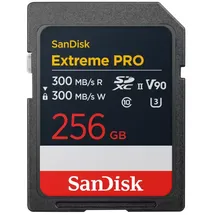 SanDisk Extreme Pro SDXC UHS-II U3 V90 R300/W300 256 GB