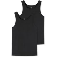 SCHIESSER Uncover by Schiesser - Unterhemd/Tanktop - 2er Pack (L Schwarz)