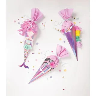 Folia Schultüte Bastelset UNICORN SCHOOL, 1er Set