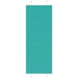 vidaXL Plissee Petrolgrün 80x200 cm Stoffbreite 79,4 cm Polyester