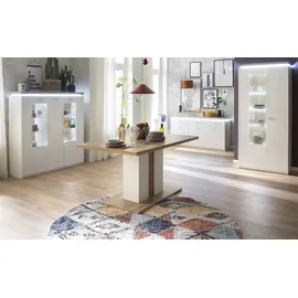 Sconto Kombivitrine Cali 88 x 197 x 38 cm Weiß