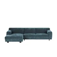SOHO Ecksofa   ¦ türkis/petrol ¦ Maße (cm): B: 301 H: 74 T: 160.0