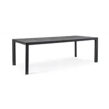 BIZZOTTO Mason Gartentisch 220 x 100 x 74 cm Anthrazit