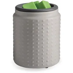 Gray Hobnail Duftlampe elektrisch mit Silikon Schale Flip Dish