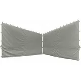 Siena Garden Seitenteile zu Pavillon Berlino 3x3 m, grau, 2er Set