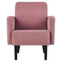 Paperflow Sessel LISBOA Stoff 1 St. 3660141954418 70 x 70 x 70 cm Rosa/Schwarz