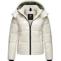 Ragwear "Roobie" S (36), weiß (offwhite) Damen Jacken super stylische, gänzende Winterjacke