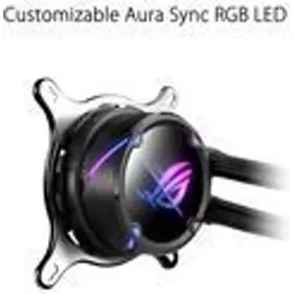 Asus ROG STRIX LC II 360 ARGB All-in-One Flüssig-CPU-Wasserkühlung (Aura Sync, drei adressierbare ROG 120mm RGB-Lüfter),