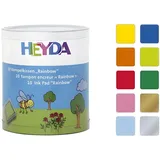 Heyda Mini-Stempelkissen Set Rainbow 3 x 3 cm 10 St.