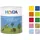 Heyda Mini-Stempelkissen Set Rainbow 3 x 3 cm 10 St.