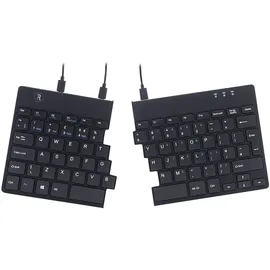 R-Go Tools Split Ergonomische Tastatur UK schwarz (RGOSP-UKWIBL)