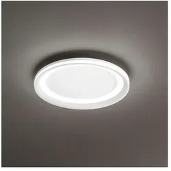 EDGE LED-Deckenleuchte Mattweiß 66W Perenz aus Aluminium