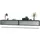 Vladon Lana Lowboard 120 x 29 x 37 cm Schwarz matt/Graphit MDF