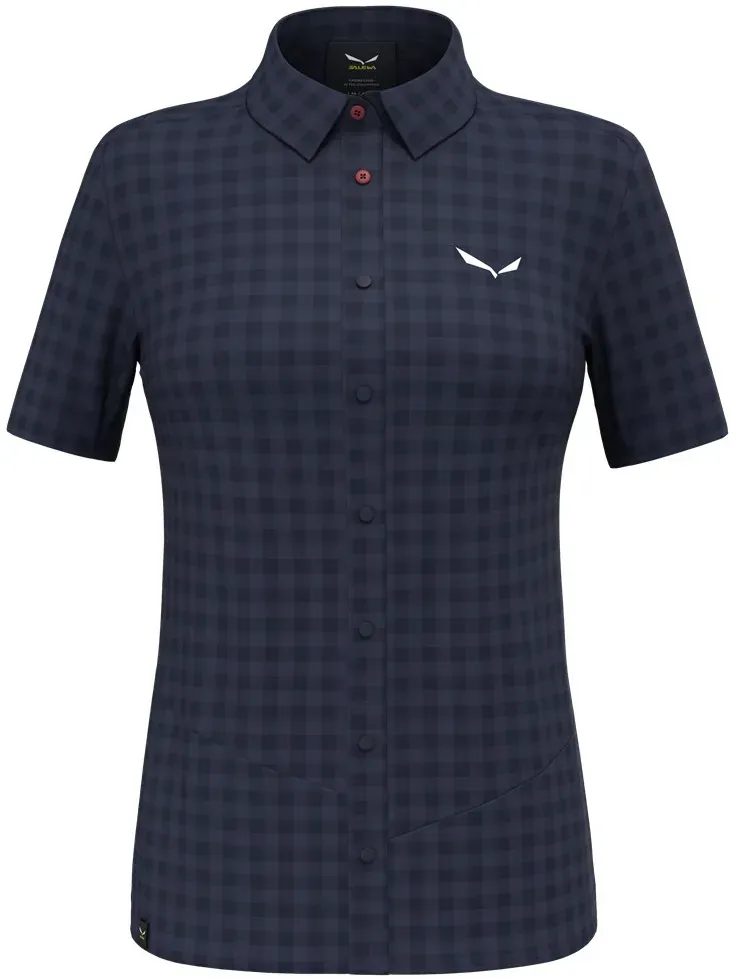 Salewa Puez Dry S/S Shirt Wanderbluse 36 3960 navy blazer - Größe:36$Farbe:3960 navy blazer
