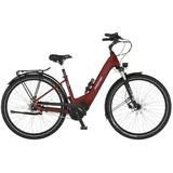 Fischer E-Bike Cita 7.8i 28 Zoll 43 cm 7-Gang 522 Wh bordeaux rot