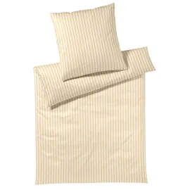 ELEGANTE Naturally Gestreift Gelb 155 x 220 cm + 80 x 80 cm
