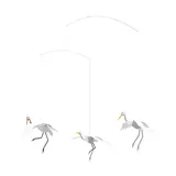 Flensted Mobiles f120 - Kranich - Tanzende Kraniche - Mobile - Windspiel - 45 x 45 cm