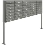 AL Briefkastensysteme 33 Fach Grau