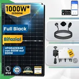 Epp Solar Balkonkraftwerk Komplettset 1000W Bifazial Deye Wechselrichter 800W Photovoltaik Solaranlage mit 3m stecker