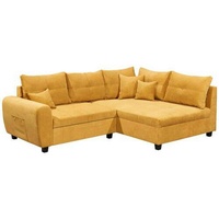 MID.YOU Ecksofa Gelb - 248x176 cm