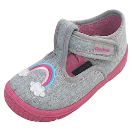 Fischer Markenschuh Hausschuh Grau 26