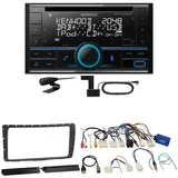 Kenwood DPX-7300DAB Bluetooth DAB CD USB Einbauset für Toyota Hilux ab 2011