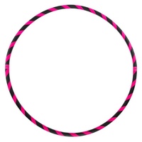 Hoopomania Hula-Hoop-Reifen Faltbarer Anfänger Hula Hoop Reifen, Neon-Pink Ø95cm rosa Ø 95 cm