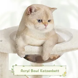 Yaheetech Kratzbaum 137,5 cm beige