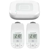 Homematic IP Set Heizkörper-Thermostat HmIP-eTRV-B-2 mit Access Point 2  (M30 x 1,5 mm)