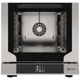 HENDI Kombidämpfer, Compact Touch, mit 4x Backbleche, mit 1 reversibler Lüfter, 99 programmierbaren Einstellungen, Heißluft- mit Dampf-Backofen, Dampfgarer, 230V/3300W, 590x709x(H)589mm, Edelstahl