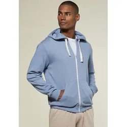 KangaROOS Kapuzensweatjacke, mit Kapuze, kontrast Zipper und kontrast Bänder KangaROOS hellblau XXXL (64/66)