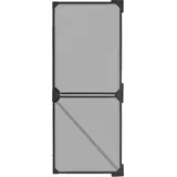 EasyMaxx Insektenschutzgitter 122 x 285 cm Grau