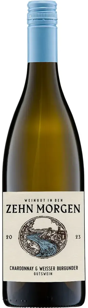 Weingut In den Zehn Morgen Chardonnay & Weißer Burgunder Bio Weißwein trocken 0,75 l | 2024
