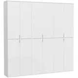 MID.YOU Garderobenkombination Projekt X ca. 183x193 cm Weiß