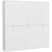 MID.YOU Garderobenkombination Projekt X ca. 183x193 cm Weiß