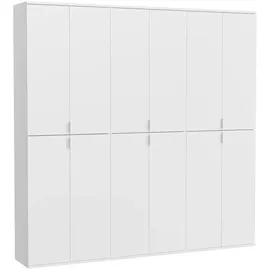 MID.YOU Garderobenkombination Projekt X ca. 183x193 cm Weiß
