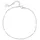 Hey Happiness Fußkette Panzerkette Edelstahl in Silber - (L) 21-27 cm | Gr.: onesize